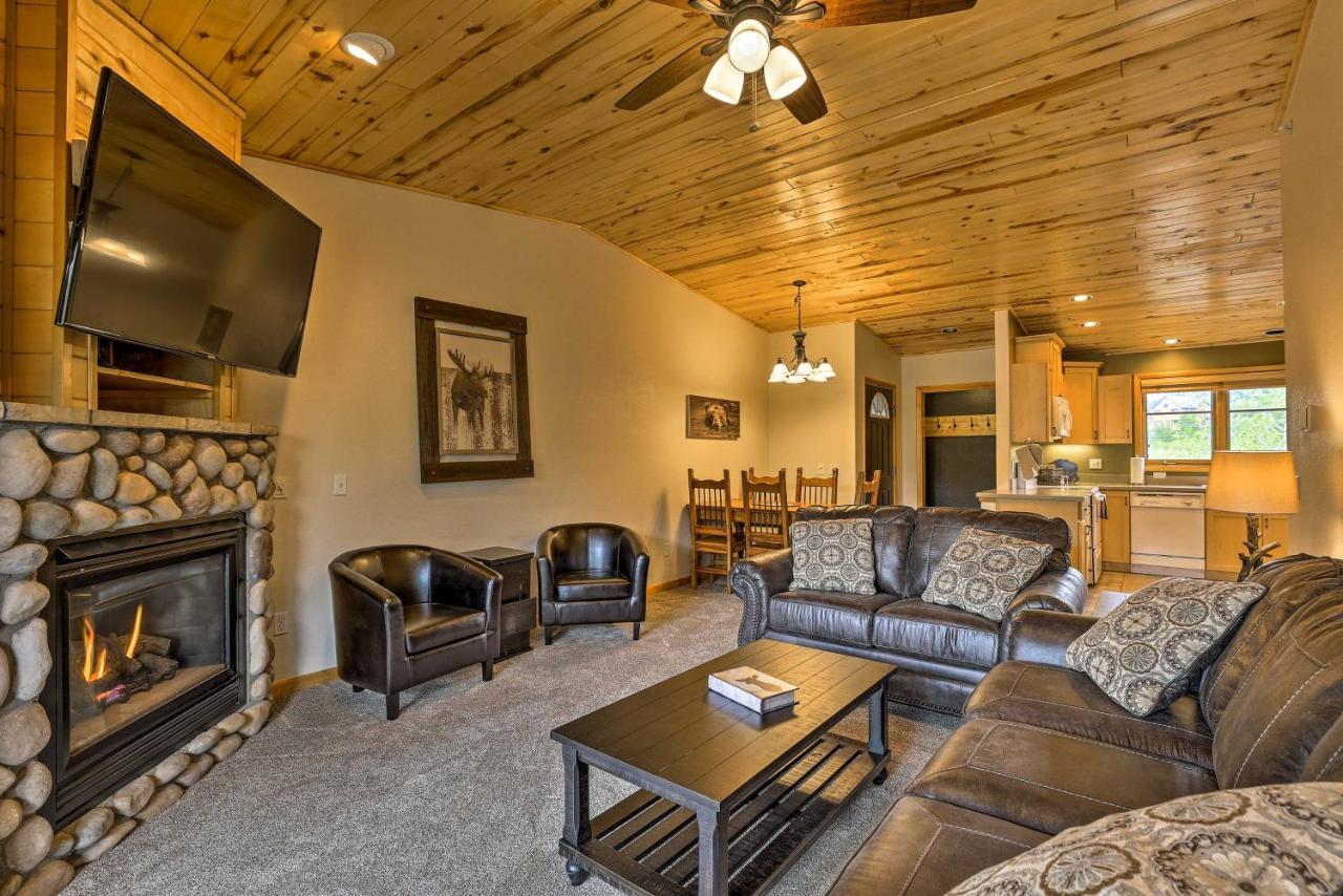 Mountain-View Condo With Deck Walk To Grand Lake Exterior foto
