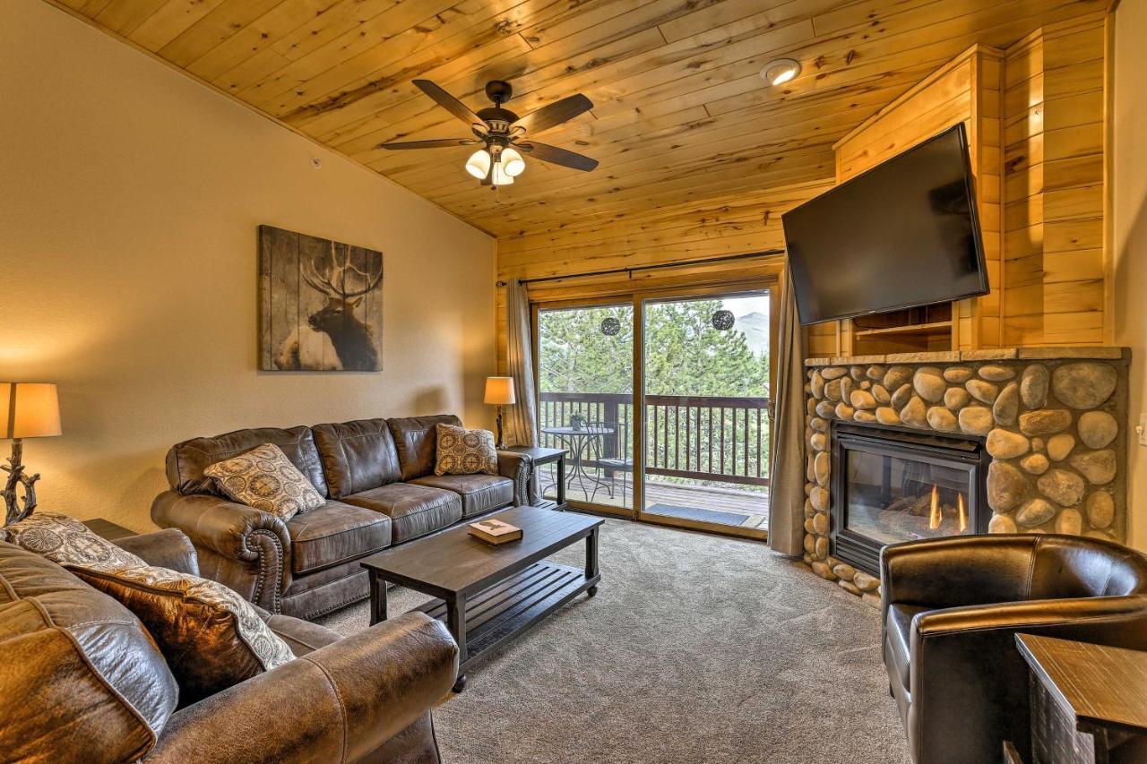 Mountain-View Condo With Deck Walk To Grand Lake Exterior foto